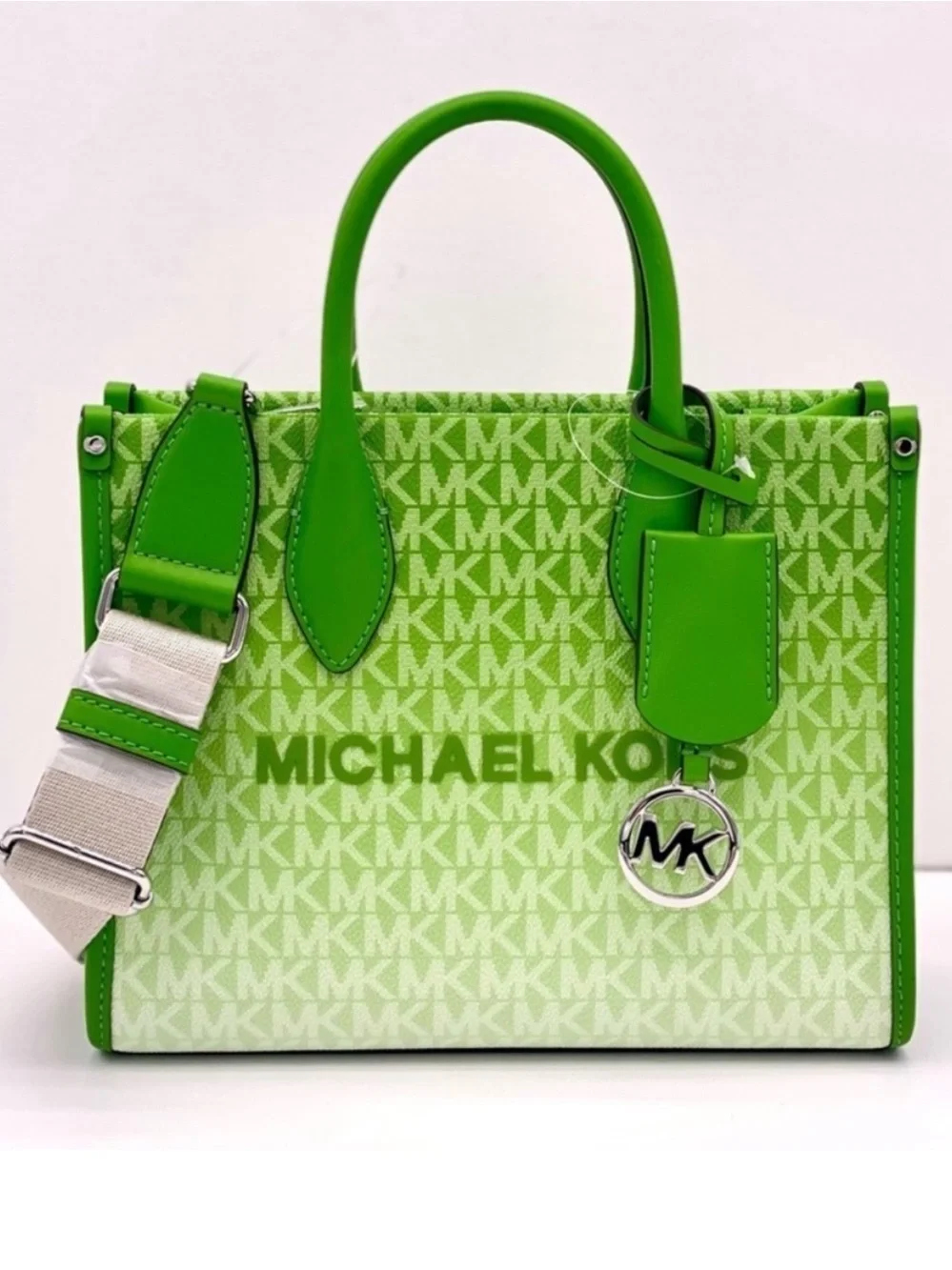 MICHAEL KORS MIRELLA SMALL SHOPPER TOTE CROSSBODY OMBRÉ
